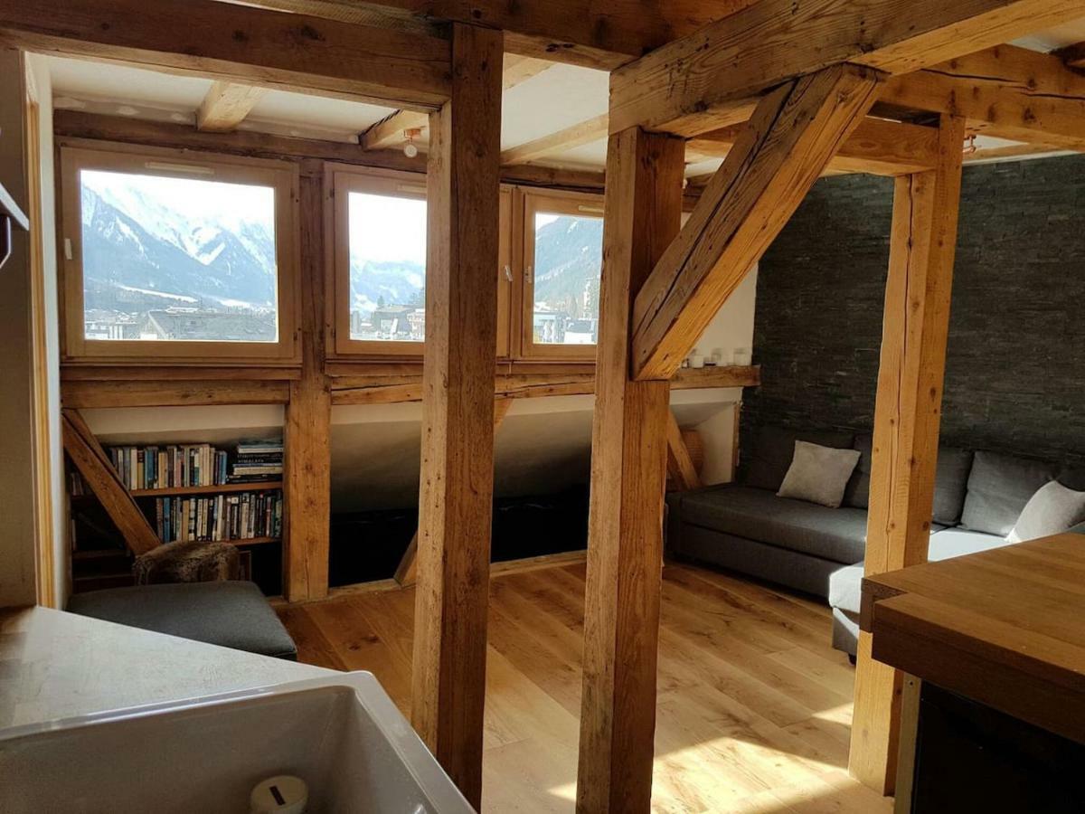 Beautiful Apartment In Chamonix Centre With Superb Mountain Views Eksteriør bilde